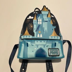 Disney Parks Castle Loungefly backpack